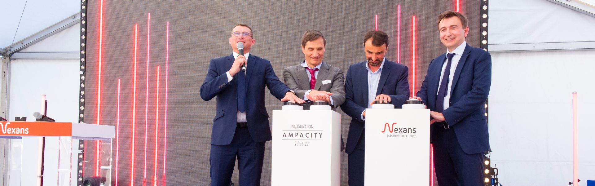 Nexans AmpaCity inauguration