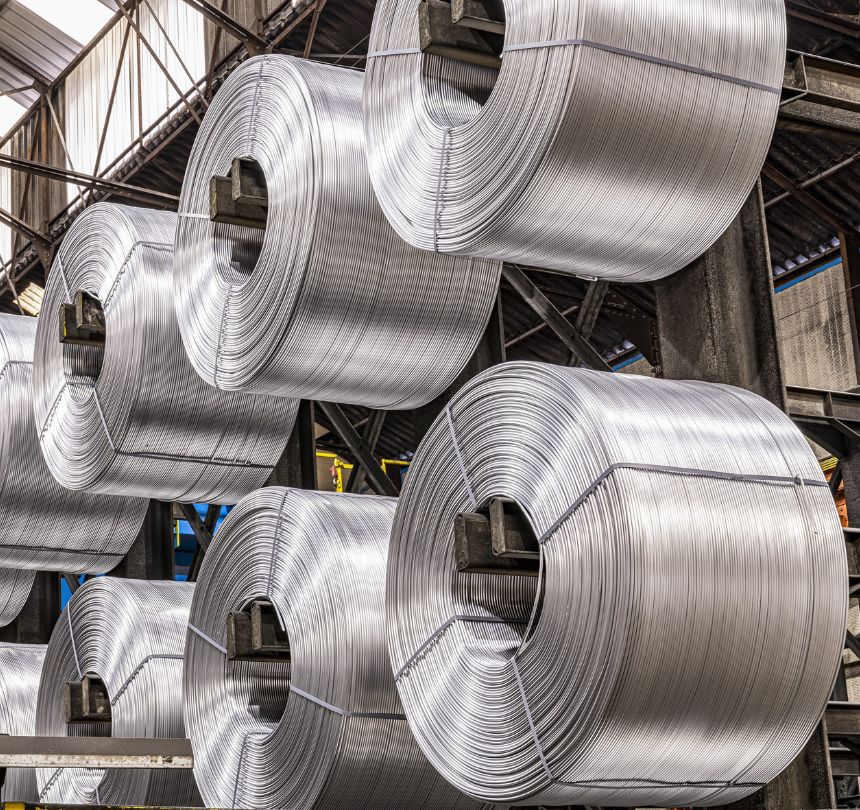 Trimet aluminum reels