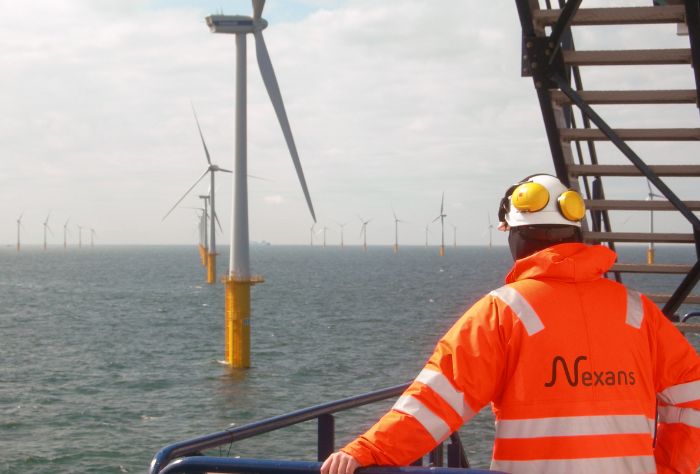 offshore wind farm - Nexans employee