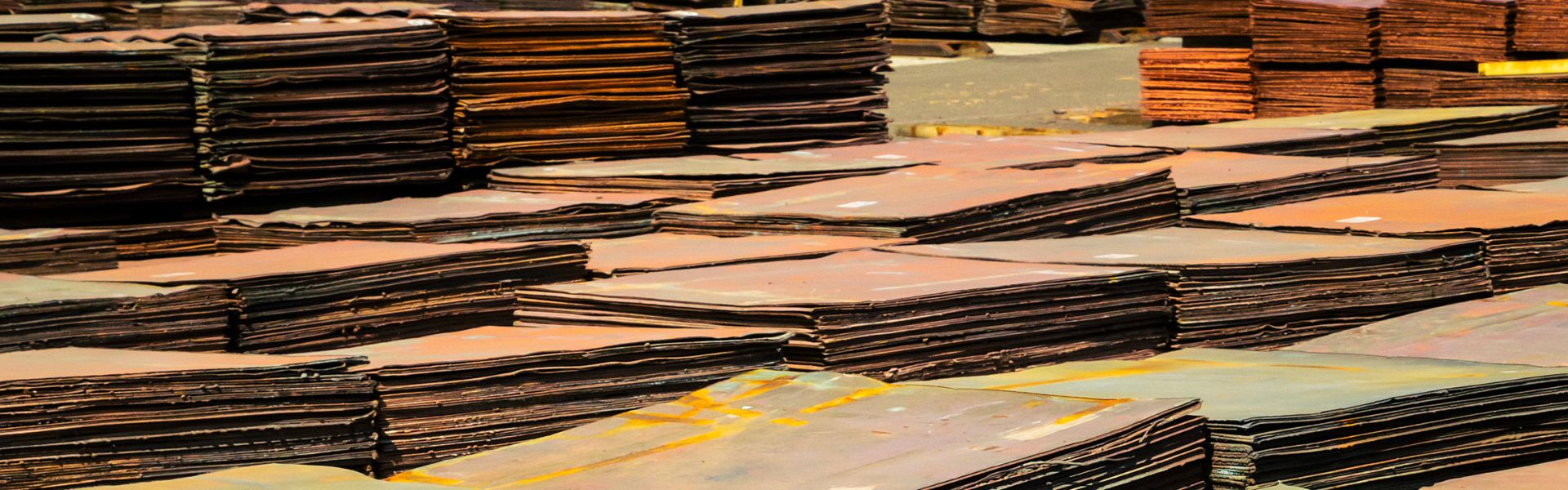 copper cathodes at Nexans Lens ©Eric Flogny