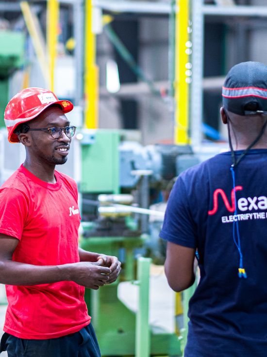 Team in Nexans' plant in Abidjan