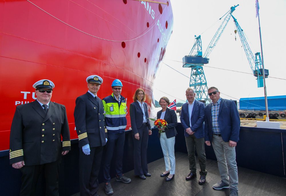 Nexans Aurora naming ceremony