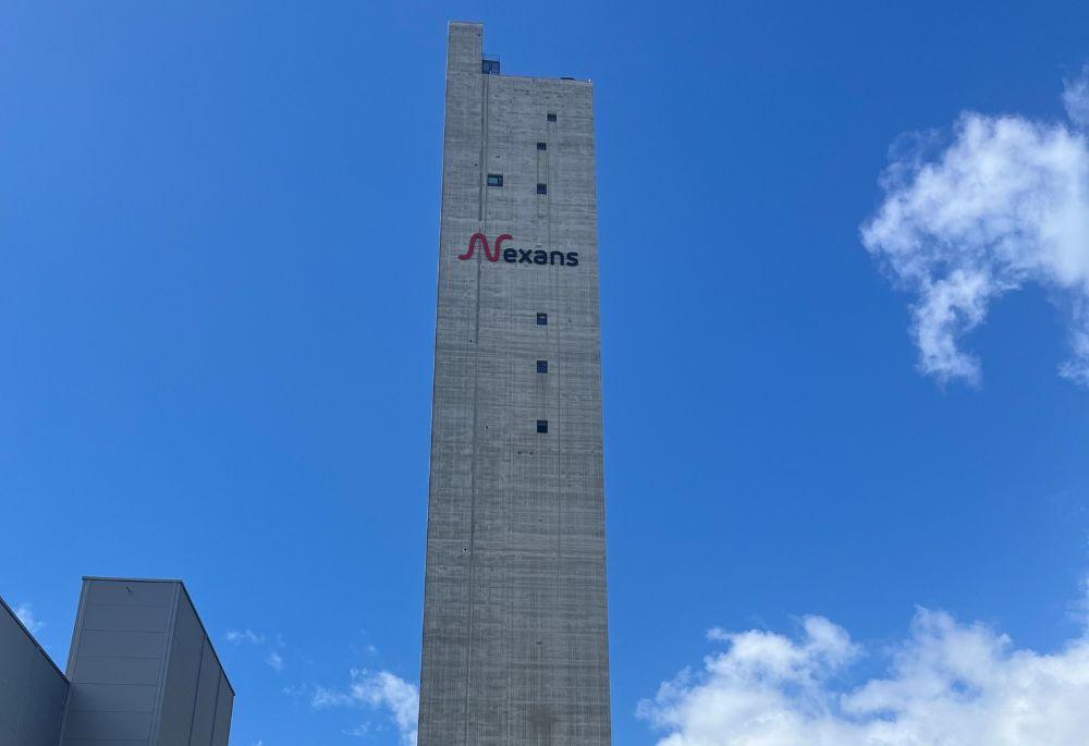 Halden new tower in Nexans facility, Norway