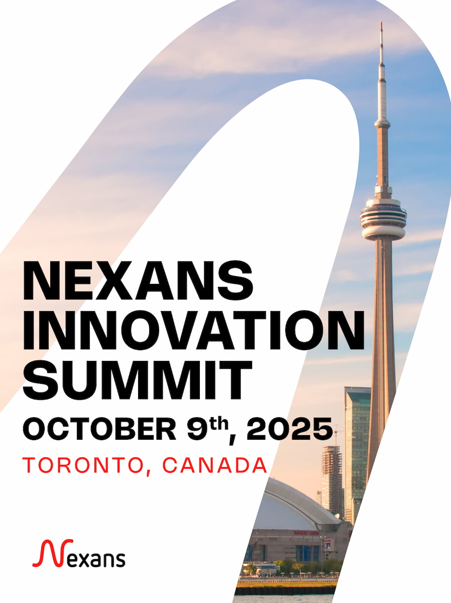 Save the Date for Nexans Innovation Summit, October 9th 2025, in Toronto, Canada
