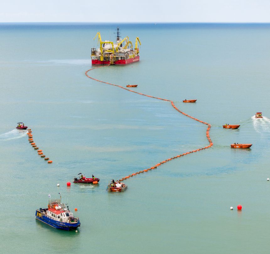 Dieppe-Le Tréport offshore wind farm installation