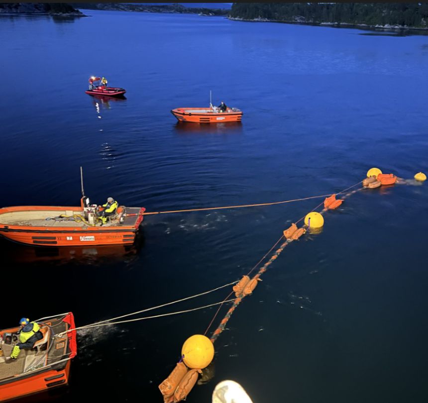 Nexans Skagerrak cable laying for Fensfjord project