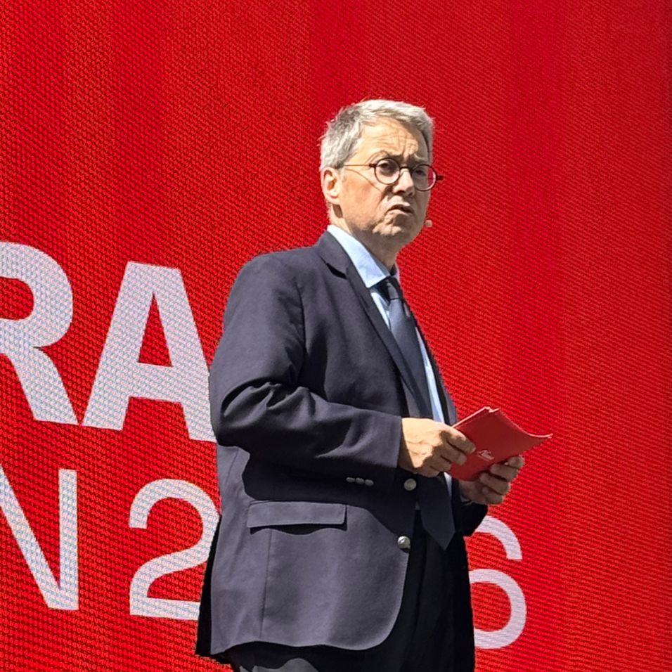Julien Hueber at Nexans Electra inauguration ceremony