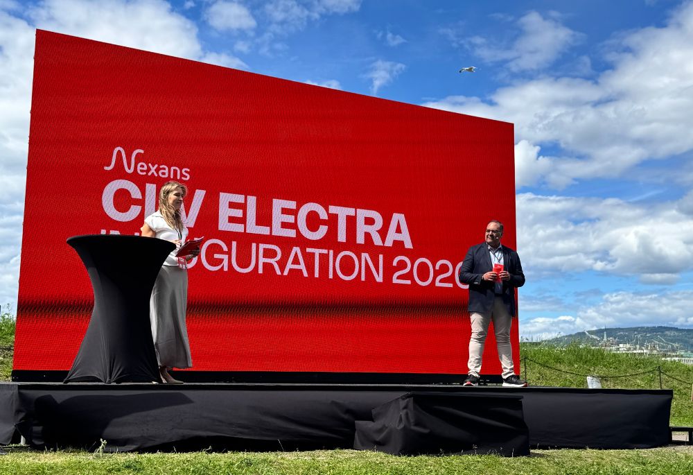 Nexans Electra inauguration ceremony
