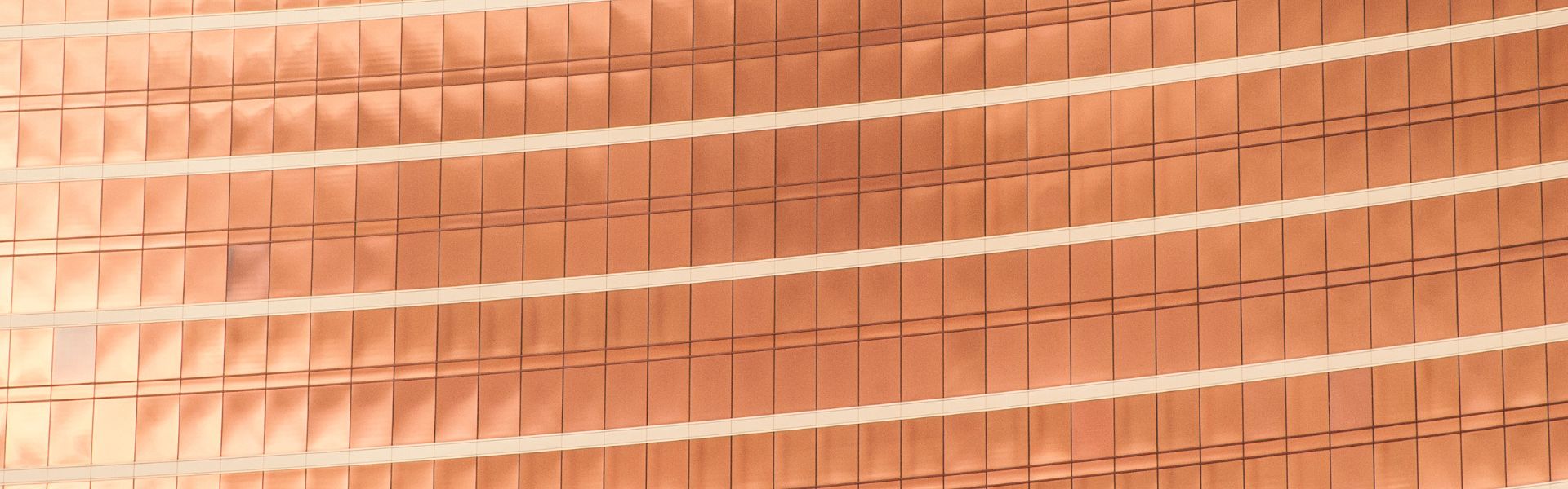 copper glass building