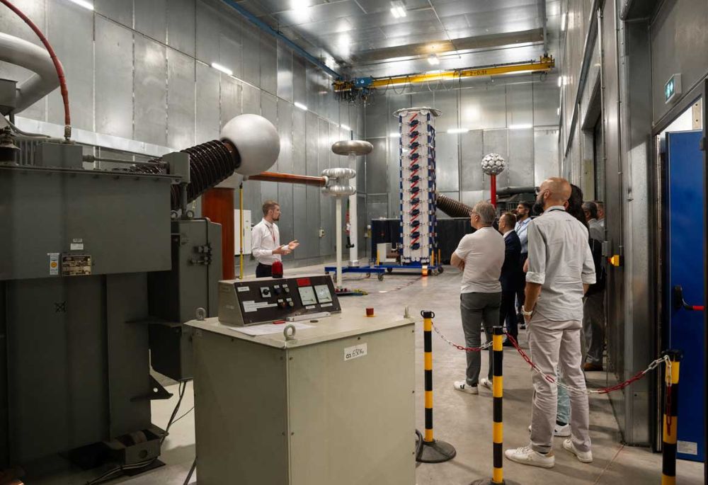 Nexans Stella Nova visit - HV lab