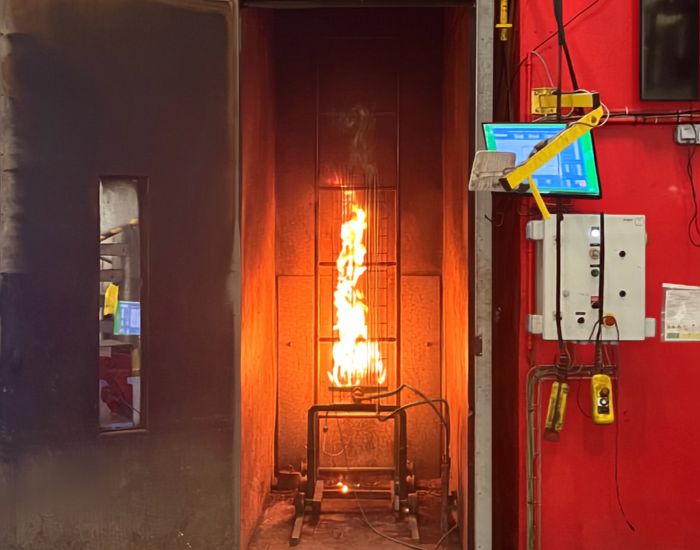 Tests on standard and fire safety cables at Nexans AmpaCity