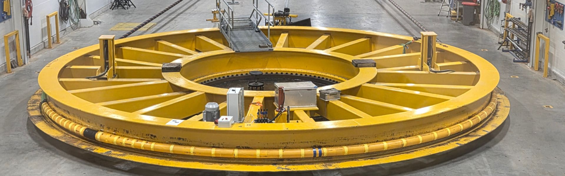 Great Sea Interconnector tensile bending test loop