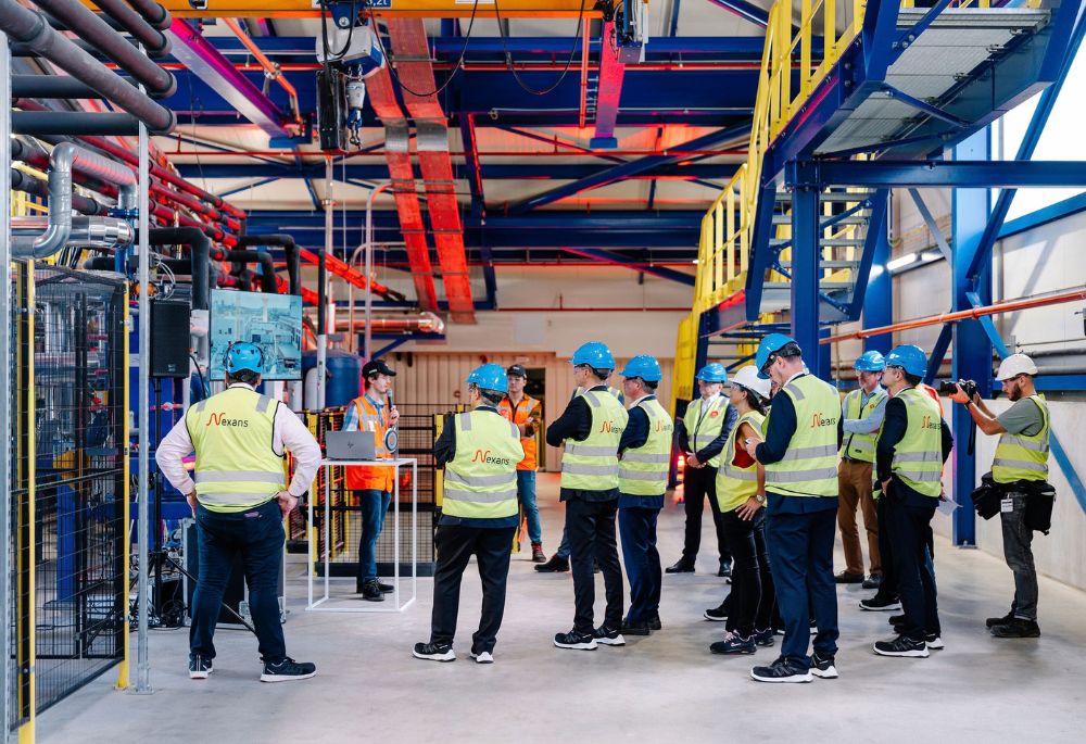Nexans Charleroi new HV tower inauguration event