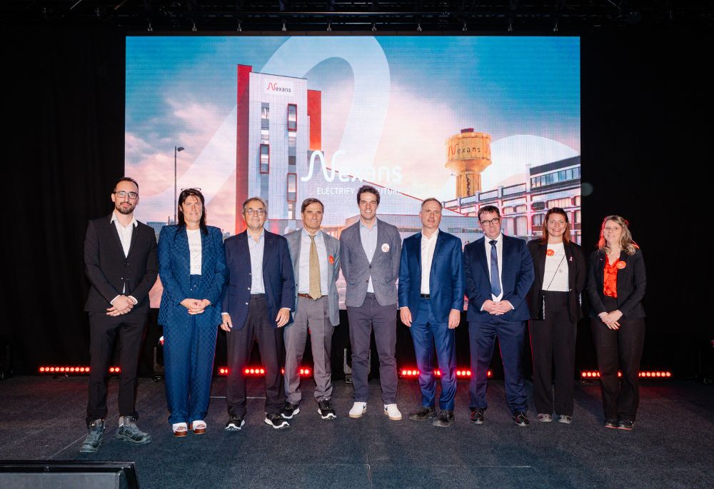 Nexans Charleroi new HV tower inauguration event