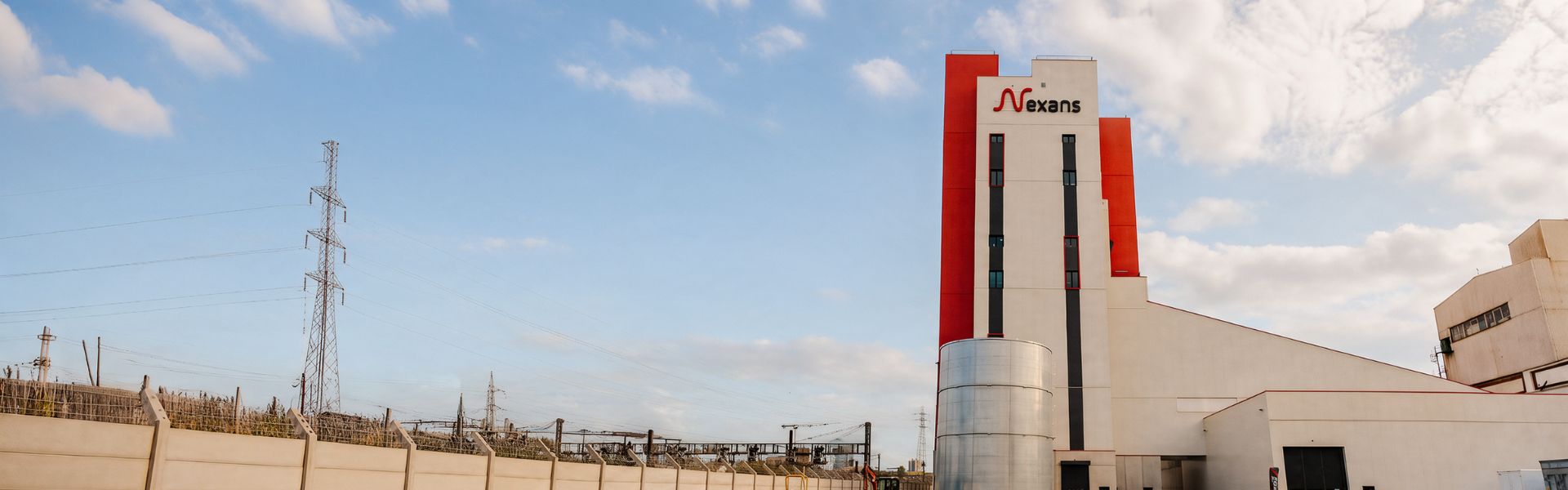 Nexans Charleroi new HV tower